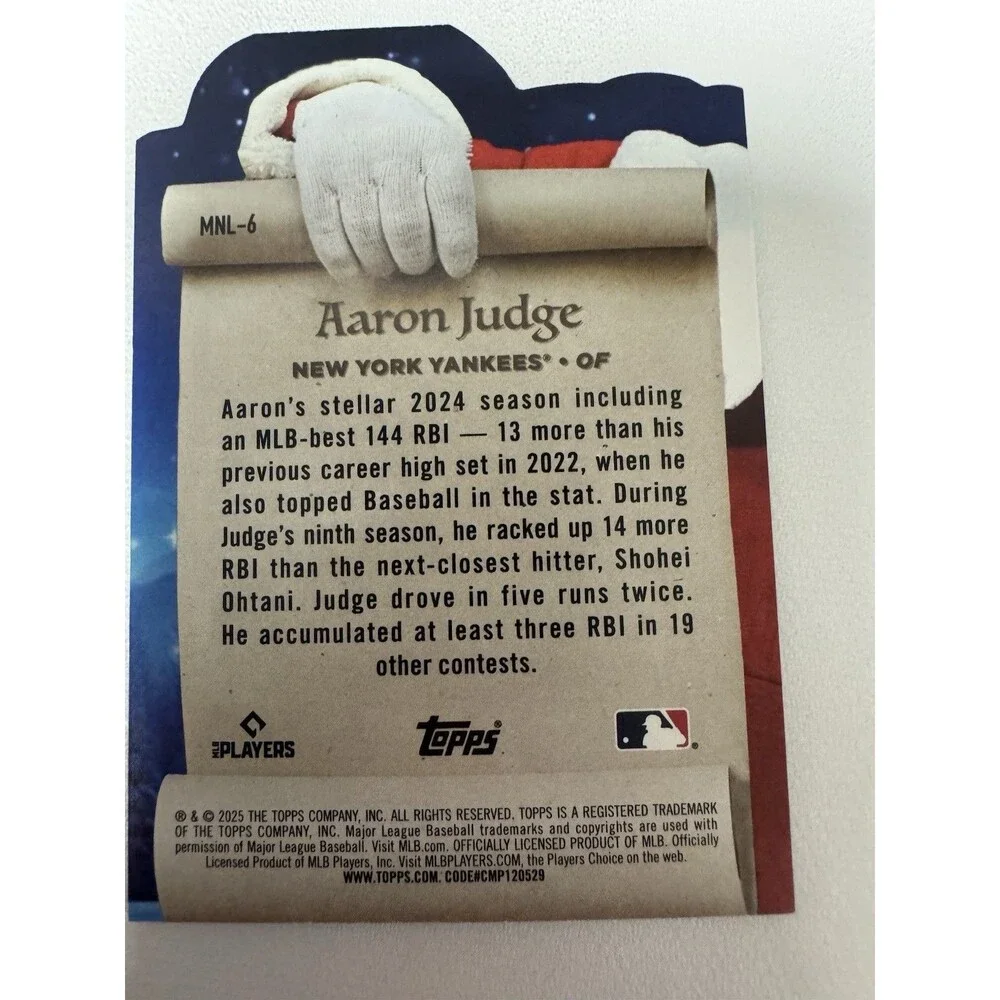 5 Card Bundle Aaron Judge Nice List Combo And Wade Boggs For Fun All Great Shape